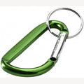 Aluminium karabijnhaak groen 60 mm