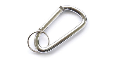 12 Stuks M6 Roestvrijstalen 304 Karabijnhaken – 6x60 Mm, Veersluiting – 135 Kg Draagkracht – Voor Thuis, Wandelen, Hangmatten, Sleutelhangers En Doe-het-zelf Projecten