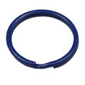 Sleutelring blauw 25 mm 100 stuks