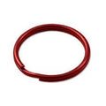 Sleutelring rood 25 mm 100 stuks
