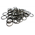 Sleutelringen 20 mm zwart 1000 stuks